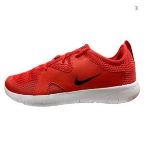 Nike Shoes Youth Flex Contact 3 Running Sneakers Red Mesh Lace Up Size 5.5Y EU38